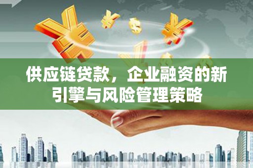 闸北供应链贷款，企业融资的新引擎与风险管理策略