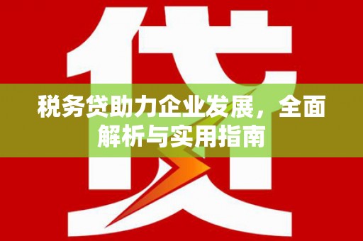 闸北税务贷助力企业发展，全面解析与实用指南